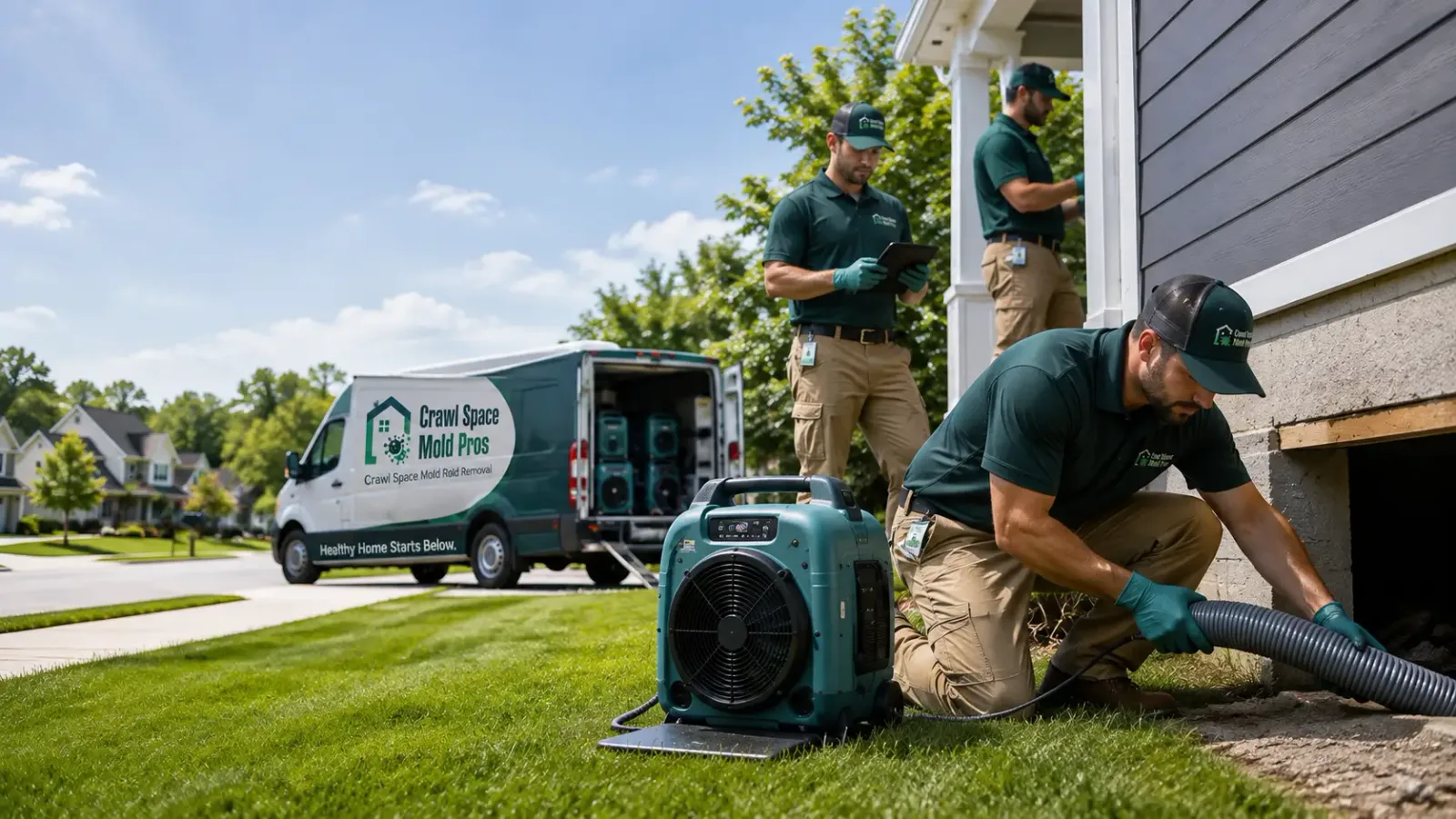 Crawl Space Mold Removal in Bridgeview, IL